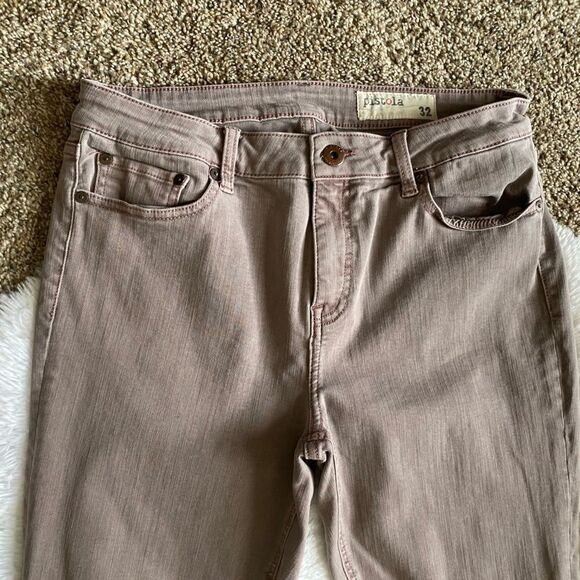 Pistola Jeans Zipped Ankles Purple Womens Size 32 - Picture 4 of 10